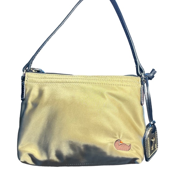 Dooney & Bourke Handbags - *EUC* Vintage Dooney & Bourke Authentic 1975 Khaki Handbag with Pink Interior